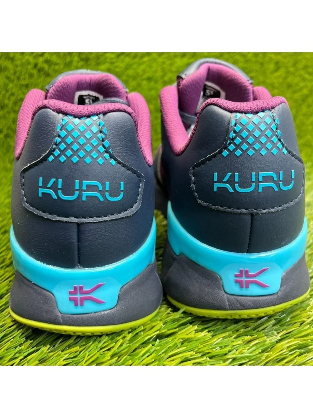 Kuru Quantum 2.0 Womens Size 5.5D Purple Blue Athletic Running Shoes Sneakers